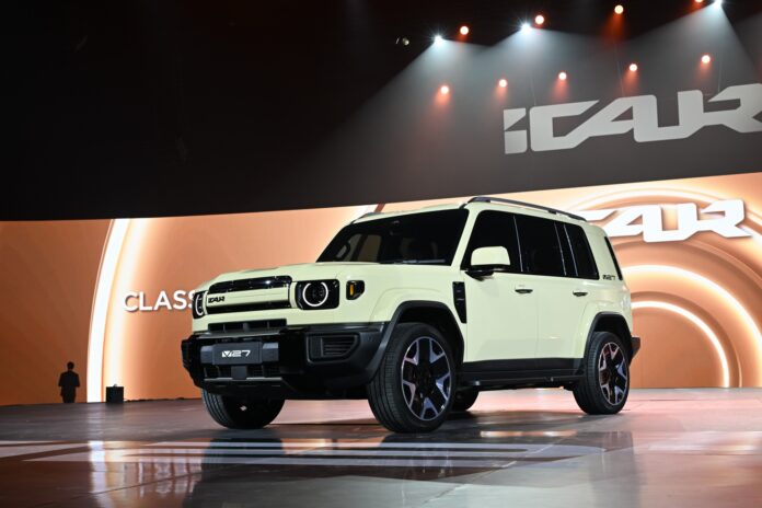 iCAUR V27 REEV รถ Premium Classic Boxy SUV บนเวทีเปิดตัวในประเทศไทย