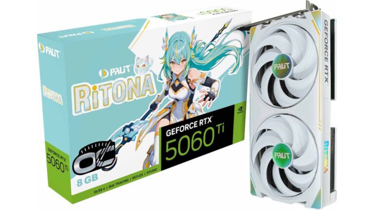 PALIT เปิดตัว GeForce RTX 5060 Ti 8GB RiTONA OC การ์ดจอธีมอนิเมะ พร้อม RiTONA โฉมใหม่