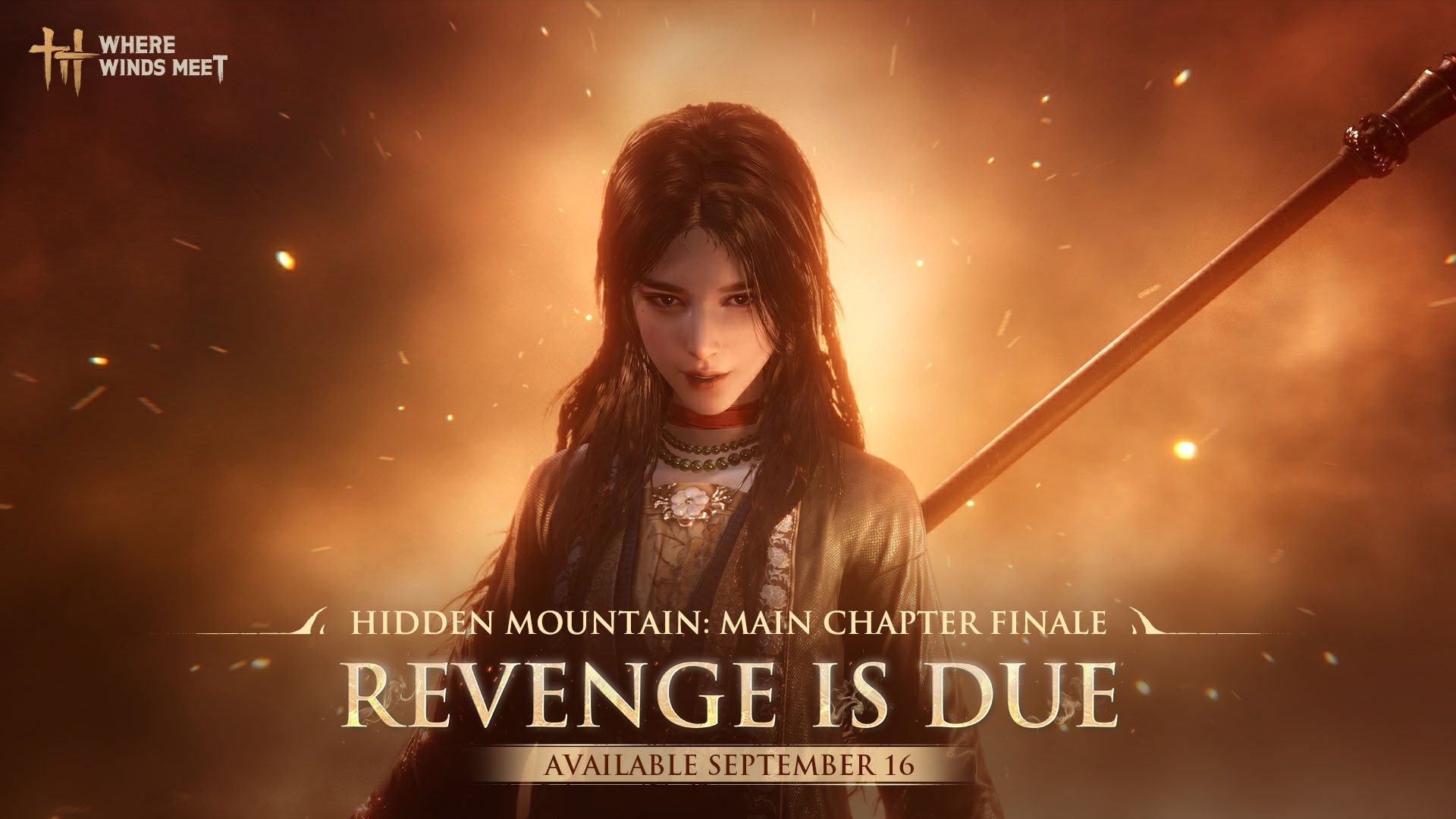 ภาพโปรโมตบทสรุป Hidden Mountain ของ Where Winds Meet เวอร์ชัน 2.2
