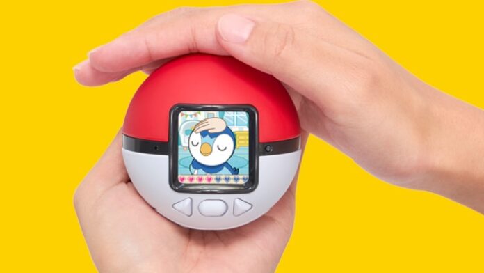 มือประคองเครื่องเล่นโปเกมอน Pokémon Friends Poké Ball+ สีแดงขาว