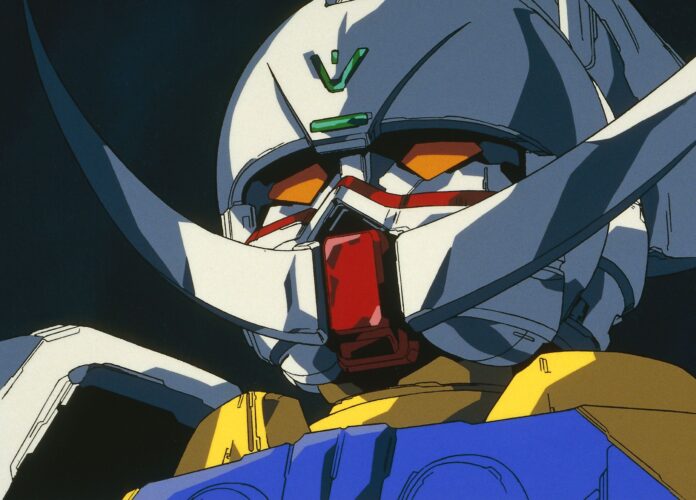 ภาพโคลสอัปดีไซน์ส่วนหัวสีขาวอันเป็นเอกลักษณ์ของหุ่นยนต์ Turn A Gundam