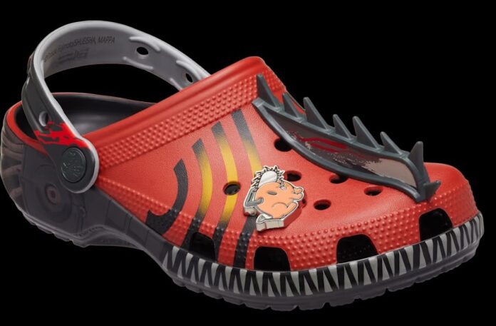 รองเท้า Crocs รุ่น Chainsaw Man Classic Clog สีแดงสด