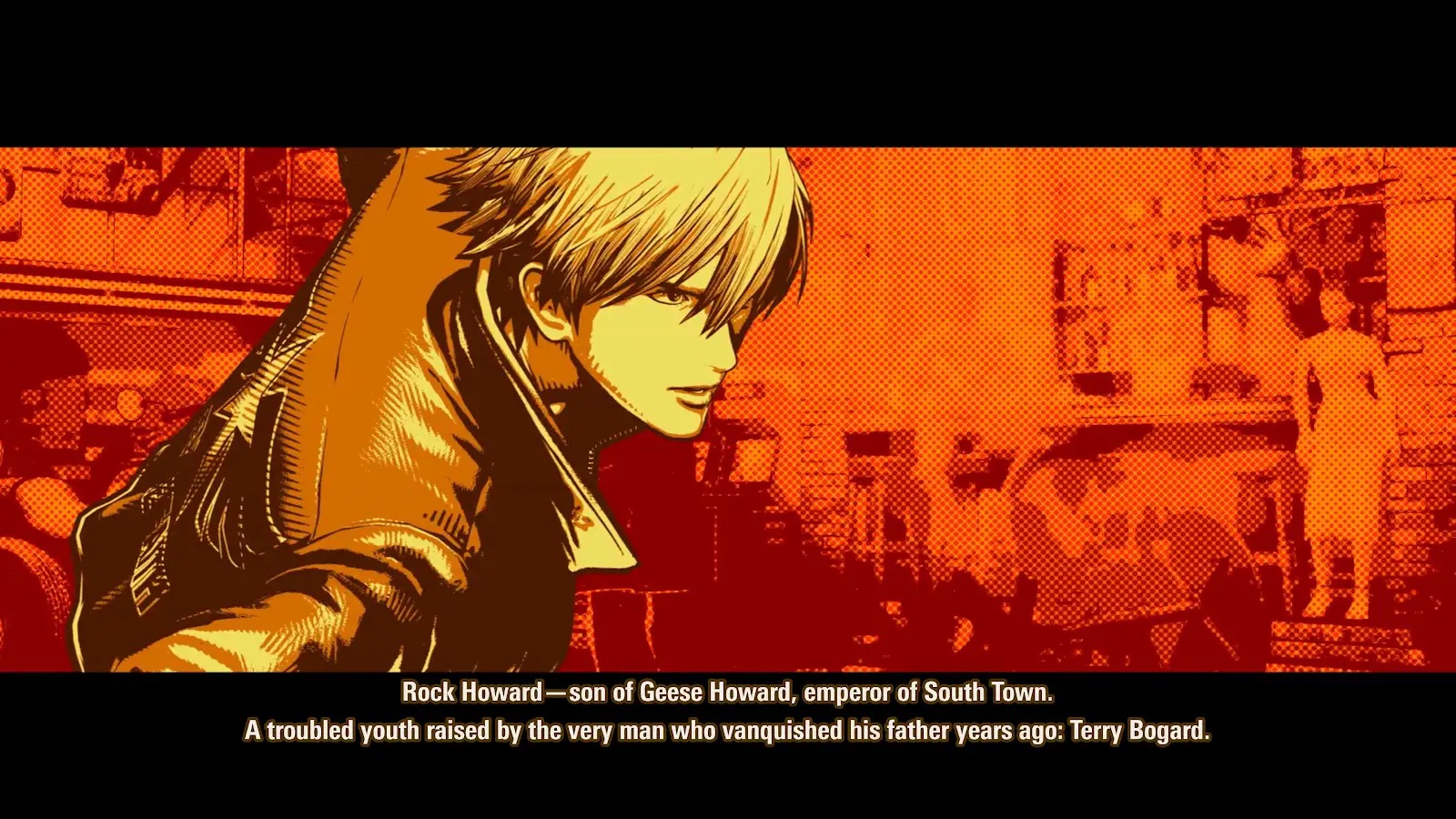 ฉากบทนำของ Rock Howard ในโหมด Arcade ของ FATAL FURY Demo