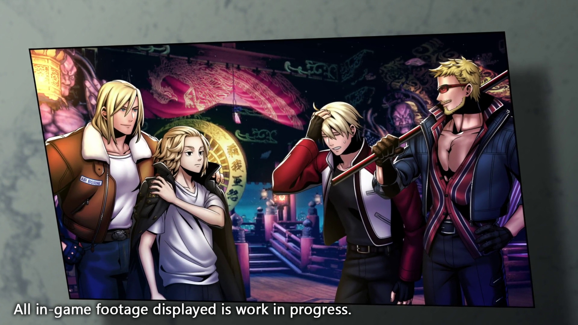 กลุ่มตัวละครในฉากเรื่องราวคอลแลบ Tokyo Revengers ของ City of the Wolves
