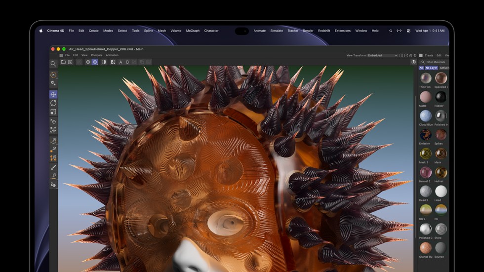 งานโมเดล 3D ใน Cinema 4D