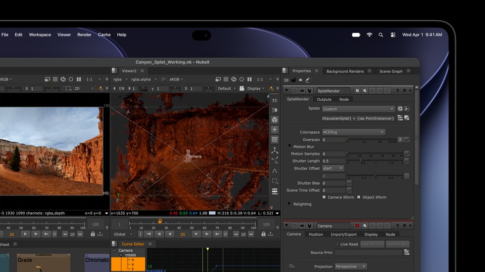 งานวิชวลเอฟเฟกต์ใน Nuke ของ Foundry