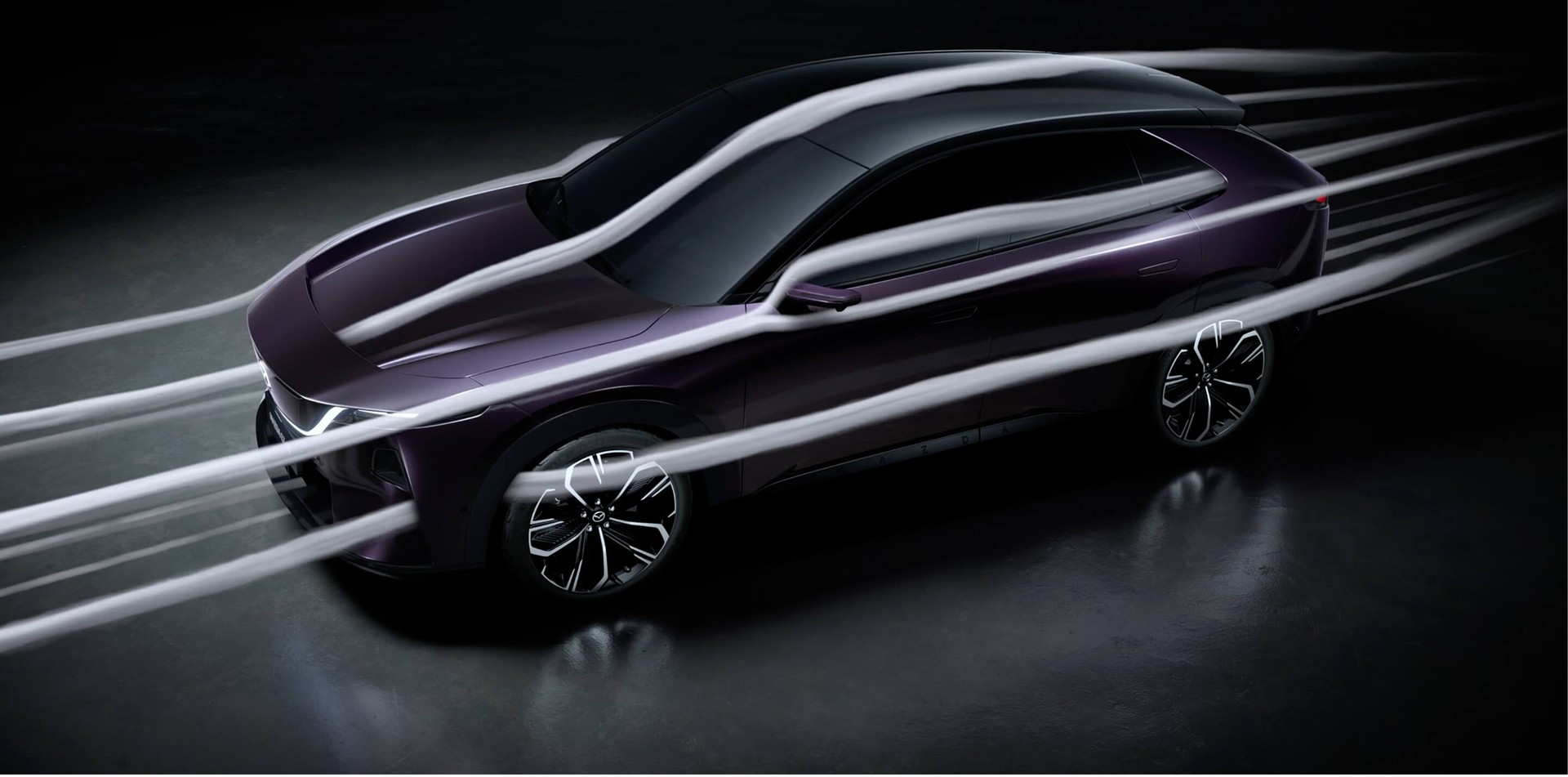 การออกแบบทางเดินอากาศรอบตัวรถของ Mazda CX-6e