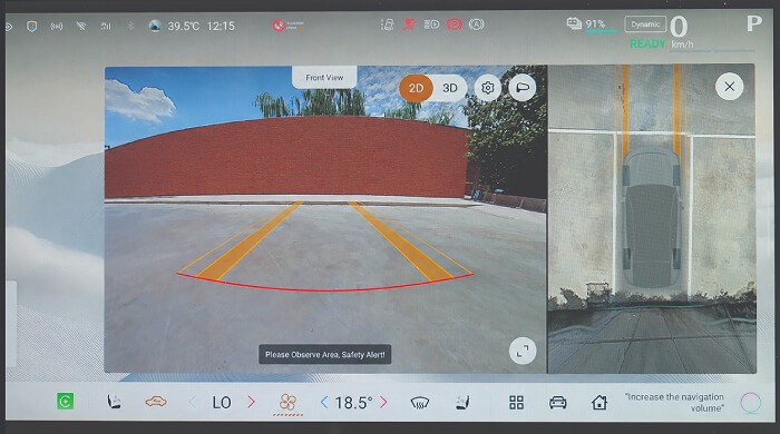 กล้องรอบคันและ See-Through View ของ Mazda CX-6e