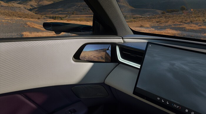 จอแสดงภาพจากกระจกมองข้างดิจิทัลของ Mazda CX-6e