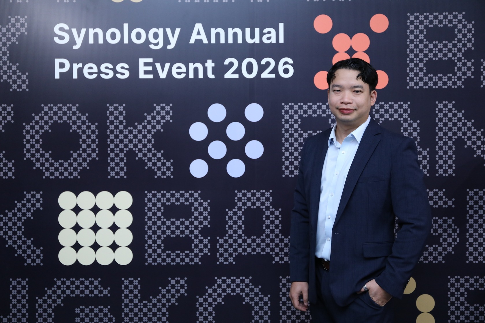 รหัท บุญตันจีน ยืนหน้าฉากงาน Synology Annual Press Event 2026